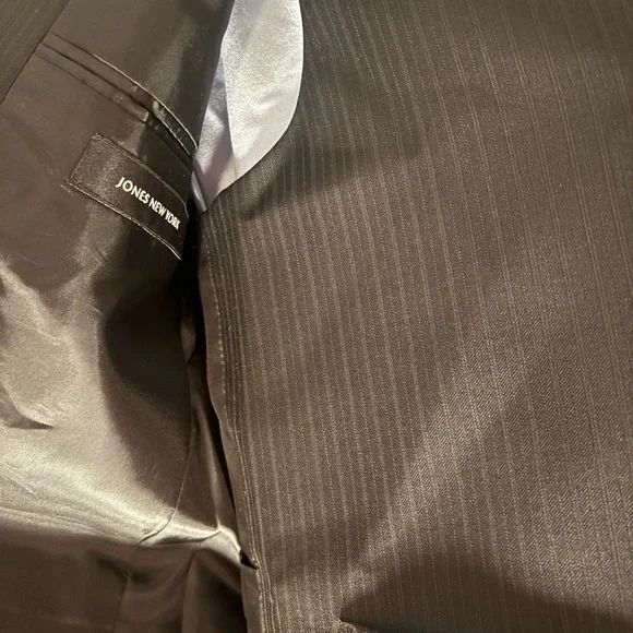 Jones New York Black Pinstripe Suit Suits